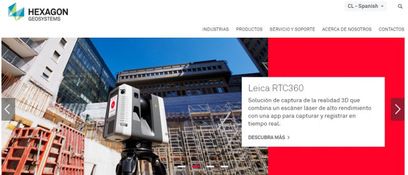 Nueva web Leica Geosystems en español